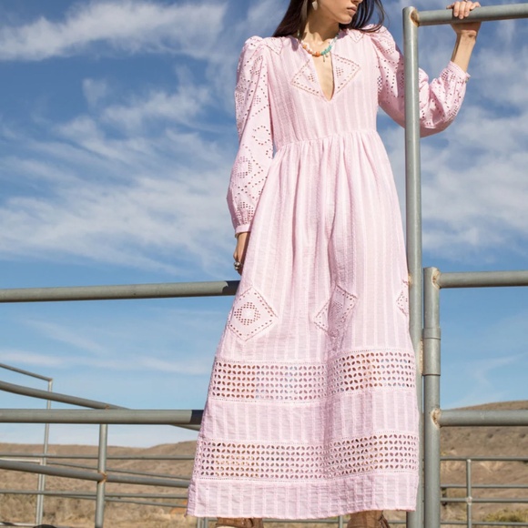 Alix of Bohemia Pink Dress - Picture 1 of 1